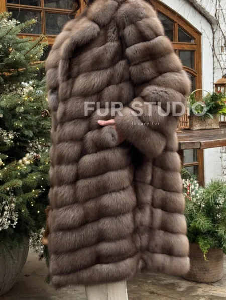 Манто из меха куницы - фото 3