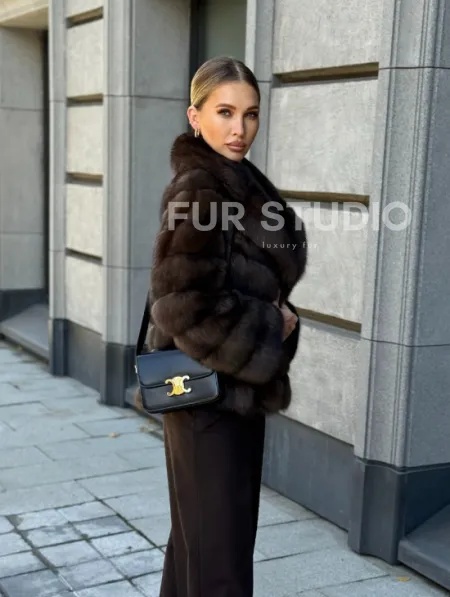 Полушубок из соболя - фото 15
