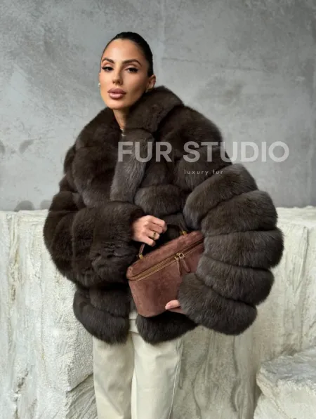 Шуба под соболя - короткая - фото 10