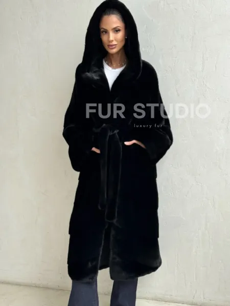 Шуба из американской норки Blackglama - фото 4