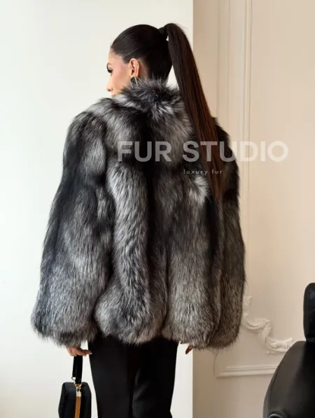 Шуба из чернобурки - фото 6