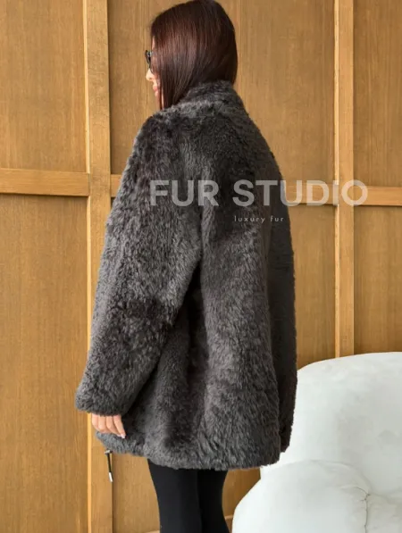 Шуба из овчины - натуральная - фото 3