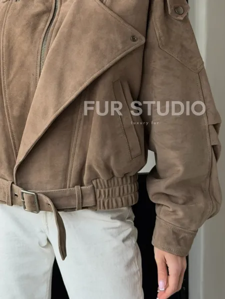 Куртка - бомбер весенняя оверсайз - фото 7