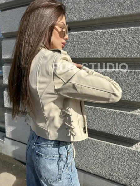 Куртка - косуха из натуральной кожи - фото 3