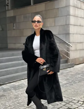 Модная шуба из меха норки Saga furs - фото 4