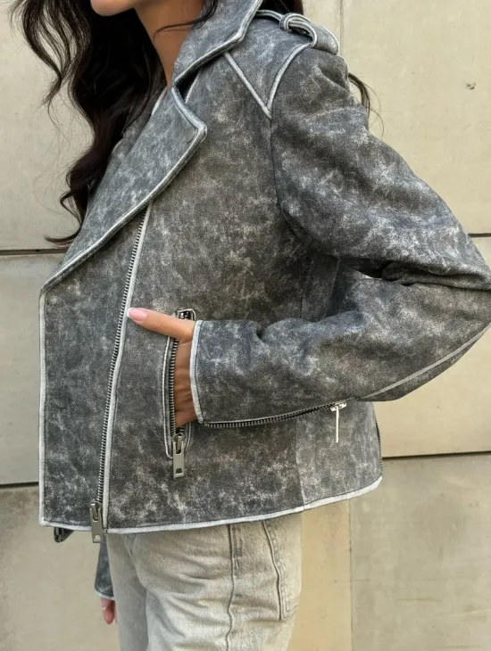 Косуха из натуральной кожи  VINTAGE COLLECTION - фото 7