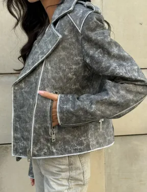 Косуха из натуральной кожи  VINTAGE COLLECTION - фото 7