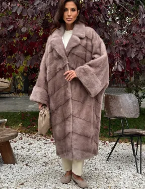 Норковая шуба (больших размеров) - фото 4