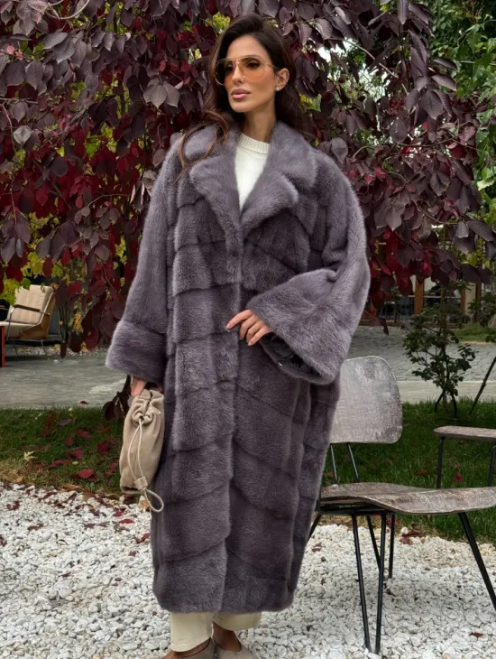 Норковая шуба оверсайз - фото 7