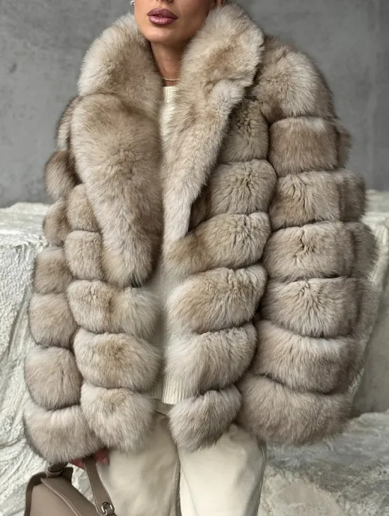 Шуба из песца - фото 2