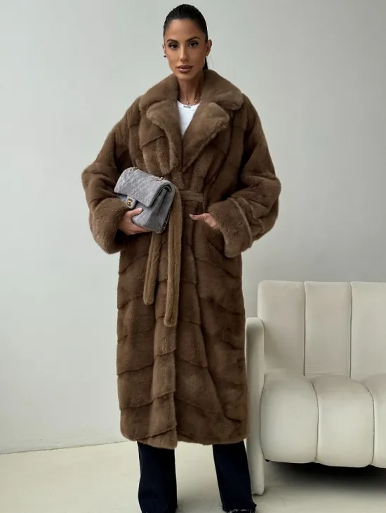 Норковая шуба - кимоно - фото 0