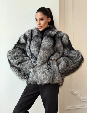 Шуба из чернобурки - фото 0