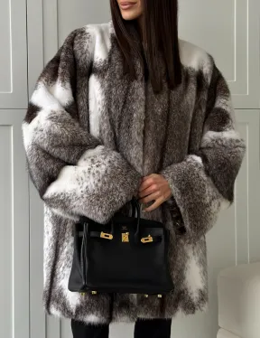 Натуральная шуба из норки крестовки Premium - фото 2