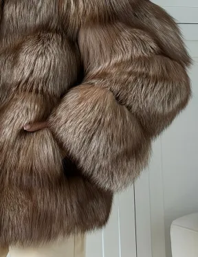 Полушубок из финской лисы - фото 1